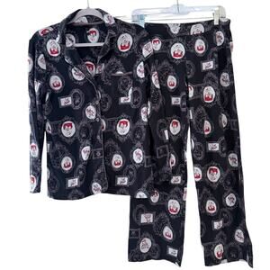 Soma Dog Cameo Pajama Set Pants Top Women’s XS Soft Cozy Terrier Poodle Novelty